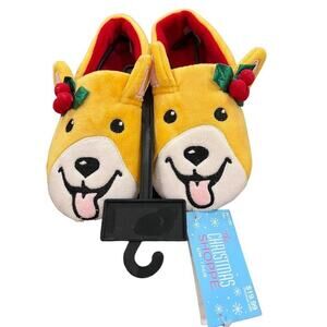 S/M New Christmas Puppy Dog Children's Slippers The Christmas Shoppe